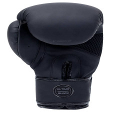 Боксерські рукавички V`Noks Ultima Black 14 унцій, код: 60180_14-RX