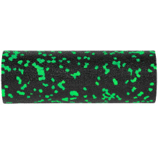 Масажний ролик (роллер) гладкий PowerPlay Mini EPP Foam Roller 150x53 мм, чорний-зелений, код: PP_4346_Green_(15x5)