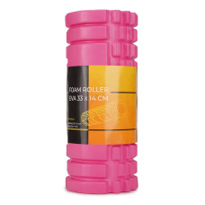 Масажний ролик Cornix EVA 330x140 мм (валик, роллер) Pink, код: XR-0031