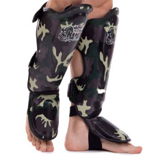 Захист гомілки та стопи для єдиноборств Top King Empower Camouflage L камуфляж зелений, код: TKSGEM-03_LG-S52