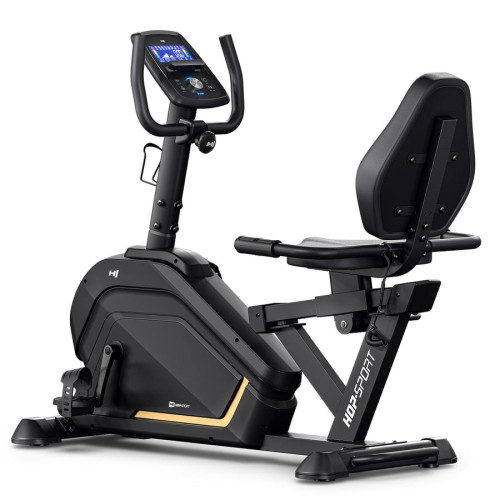Горизонтальний велотренажер Hop-Sport HS-120L Ravel чорний, код: 5902308241077