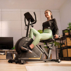 Горизонтальний велотренажер Hop-Sport HS-120L Ravel чорний, код: 5902308241077