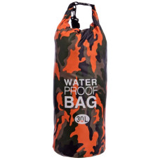 Водонепроникний гермомішок SP-Sport Waterproof Bag 30л камуфляж фіолетовий, код: TY-6878-30_V-S52