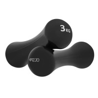 Гантелі вінілові 4FIZJO 8-shape 2 x 3 кг, чорний, код: P-5907739312037