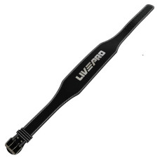 Пояс атлетичний шкіряний LiveUp L, спинка-15см, чорний, код: LP8067_L