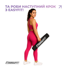 Килимок для фітнесу EasyFit EVA 1830x610x3 мм, чорний, код: EF-1927-BK-EF
