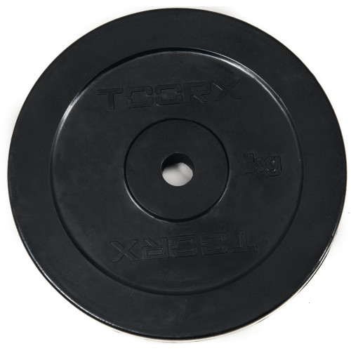 Диск для штанг і гантелей Toorx (DGG-15) 15 кг, 25 мм, чорний, код: 931408-SVA