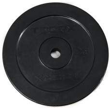 Диск для штанг і гантелей Toorx (DGG-15) 15 кг, 25 мм, чорний, код: 931408-SVA