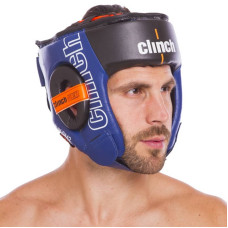 Шолом боксерський відкритий Clinch PU L, синій, код: C142_LBL