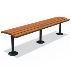 Лавка InterAtletika Дублін, 1800х415х450 мм, код: LP705.1-SM