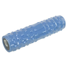 Ролер масажний циліндр (ролик мфр) FitGo Grid Spine Roller, 450x105 мм, блакитний, код: FI-9388_N