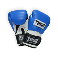 Рукавички боксерські Thor Pro King 12oz, синьо-біло-чорний, код: 8041/03(PU) B/Wh/Bl 12 oz.
