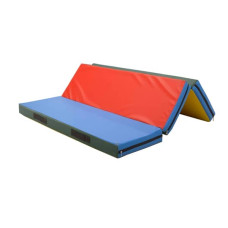 Гімнастичний мат складний SportBaby Мат лавочка 120х120x8 см, код: Мат лавочка 120х120x8