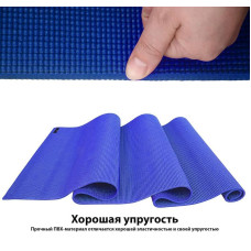 Килимок для йоги та фітнесу (йога мат) WCG M6 1730x610x3,5 мм синій, код: 002.M6-IF