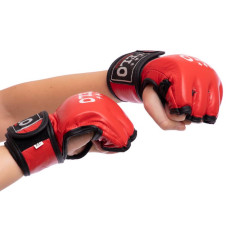 Рукавички для змішаних єдиноборств MMA Velo XL червоний, код: ULI-4035_XLR