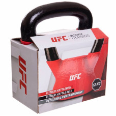 Гиря сталева з вініловим покриттям UFC 12кг, червоний, код: UHA-69696-S52