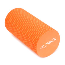 Масажний ролик (валік) Cornix EVA+ 300x150 мм, помаранчевий, код: XR-0297