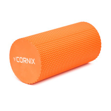 Масажний ролик (валік) Cornix EVA+ 300x150 мм, помаранчевий, код: XR-0297