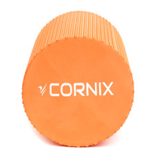 Масажний ролик (валік) Cornix EVA+ 300x150 мм, помаранчевий, код: XR-0297