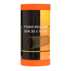 Масажний ролик (валік) Cornix EVA+ 300x150 мм, помаранчевий, код: XR-0297