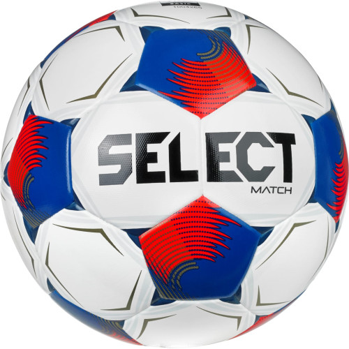 М'яч футбольний Select FB Match Fifa v26 057538-004 №5, білий-червоний, код: 5703543459414