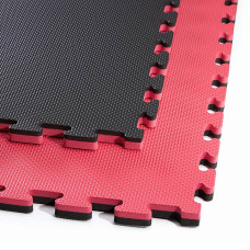 Мат-пазл ластокулярин хвіст 4Fizjo Mat Puzzle EVA Black/Red 1000x1000x20 мм, код: P-5907739310637