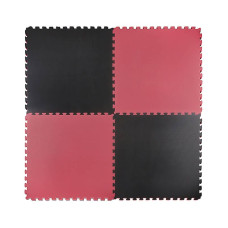 Мат-пазл ластокулярин хвіст 4Fizjo Mat Puzzle EVA Black/Red 1000x1000x20 мм, код: P-5907739310637