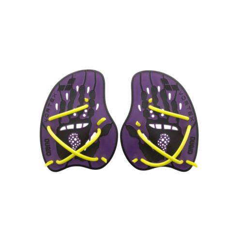 Лопатки для плавання Arena Vortex Evolution Hand Paddle L, фіолетовий-жовтий, код: 3468337527190