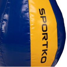 Груша боксерська підвісна Sportko 600x450 мм синій-жовтий, код: GP-4_BLY-S52