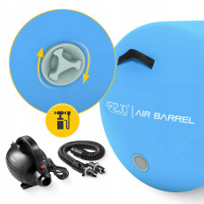 Повітряна бочка для гімнастики 4Fizjo Air Barrel 100x60 см, синій, код: P-5905973403108