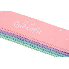 Набір резинок для фітнесу Queenfit 0,5-30кг Q-66109, код: 5907766661092