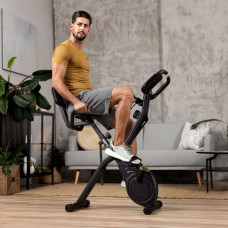Велотренажер Hop-Sport HS-3030X Apeks X-Bike чорно-золотистий, код: 5902308241046