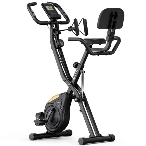 Велотренажер Hop-Sport HS-3030X Apeks X-Bike чорно-золотистий, код: 5902308241046