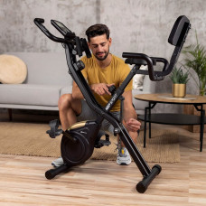 Велотренажер Hop-Sport HS-3030X Apeks X-Bike чорно-золотистий, код: 5902308241046