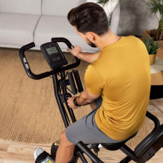 Велотренажер Hop-Sport HS-3030X Apeks X-Bike чорно-золотистий, код: 5902308241046