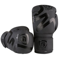 Боксерські рукавички FGT Collection з друком на манжеті, Flex, 10oz, чорний, код: FT3035/10-P-WS