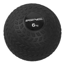 Слембол (медичний м"яч) для кросфіту SportVida Slam Ball 6 кг, чорний, код: SV-HK0348