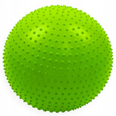 М"яч для фітнесу (фітбол) масажний SportVida 55 см Anti-Burst Green, код: SV-HK0291