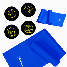 Стрічка-еспандер Generation Fitness 6-9 кг 200х15х0.4 см S blue, код: 523565-AX