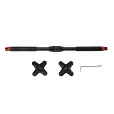 Турнік розсувний Cornix Pro+ 100-150 см, чорний-червоний, код: XR-0288
