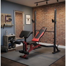 Лавка для жиму York Fitness Delta Pro 2000 з стійкою для штанги та партою Скотта, код: 00014961551037
