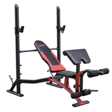 Лавка для жиму York Fitness Delta Pro 2000 з стійкою для штанги та партою Скотта, код: 00014961551037