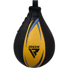 Пневмогруша боксерська RDX 2Y Boxing Speed Ball Leather Multi Yellow/Blue, код: 2SBL-S2YU