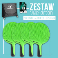 Набір аксесуарів для настільного тенісу Cornilleau Family Pack Outdoor, код: 3222762070047-IN