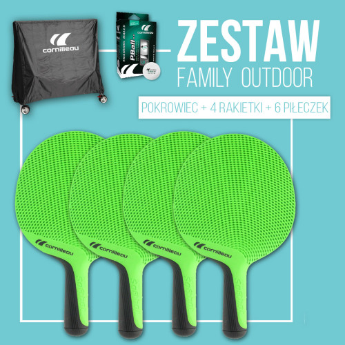 Набір аксесуарів для настільного тенісу Cornilleau Family Pack Outdoor, код: 3222762070047-IN
