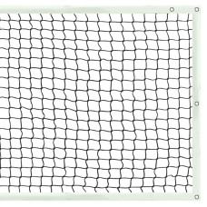 Сітка для великого тенісу PlayGame Tennis net 12,8x1,08 м, товщина 5 мм, чорний-білий, код: C-8619