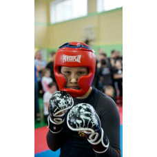 Рукавички для карате PowerPlay L, чорні-білі, код: PP_3092krt_L_bl/white