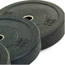 Бамперні диски для кроссфіта Record Raggy Bumper Plates з структурної гуми 25кг (d-51мм), код: TA-5126-25-S52