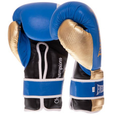 Рукавички боксерські Everlast 14 унцій, синій, код: BO-0578_14BL