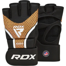 Рукавиці для ММА RDX Aura Plus T-17 L, чорний-золотий, код: GGR-T17BGL-L+